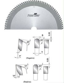 De serras circulares TCT axial do dente para o corte de esportes aço, plexiglás