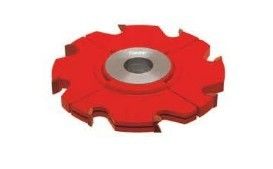 Vermelho pintado 8 dentes TCT 3PCS ajustável grooving cortadores shaper para tomada de perfil da porta