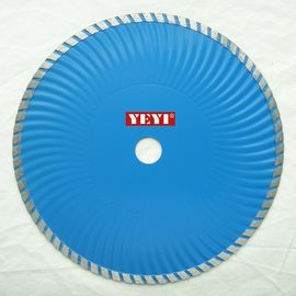 Lâmina da onda do turbocompressor do diamante de 12 polegadas para cortar o concreto, terraço, refratário