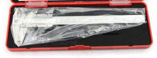 Compasso de calibre vernier resistente aberto das maneiras 0-150mm do bloco quatro com escalas métricas