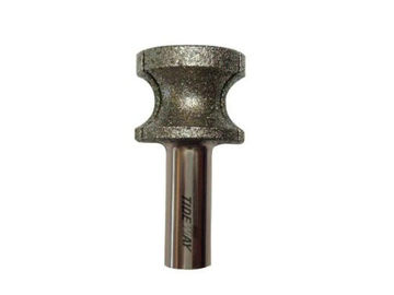 Micro ferramentas de carboneto do silicone da grão e diamante PCD parcialmente em volta do bocado para cortar o acrílico