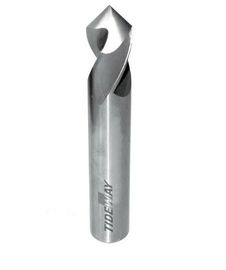 Micro do OEM - bocados contínuos do carboneto do CNC do carboneto da grão com o 90°V que sulca bocados de Sprial