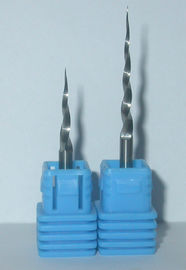 Micro do CNC - as flautas do carboneto dois da grão espiralam bocados do carboneto do CNC para cortar a madeira, estratificação, pedra artificial, plástico