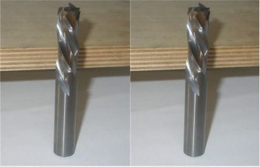 Micro dos bocados do carboneto do CNC - bocados contínuos da espiral da compressão da flauta do carboneto três da grão para cortar a madeira macia
