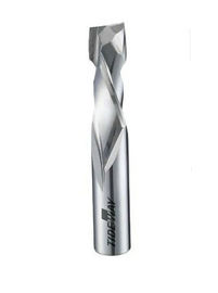 Micro do OEM e do ODM - bocados contínuos do carboneto do CNC dos bocados da espiral da compressão das flautas do carboneto 2 da grão