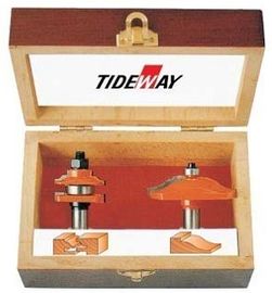 O bocado do router do aço carbono do OEM 45# ajusta-se com cor pintada para cortar a madeira natural, MDF, HD