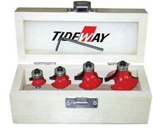 TCT fresa define o conjunto de 4, 45 de #carbon de aço