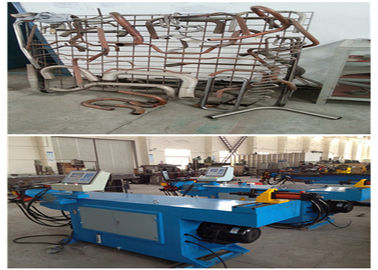 Única máquina de dobra da tubulação do CNC da cabeça