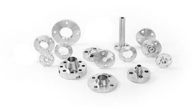 Flange do bocal de JIS STF/ANSI C22.8 A105, flange rosqueada galvanizada da tubulação, pescoço longo da soldadura